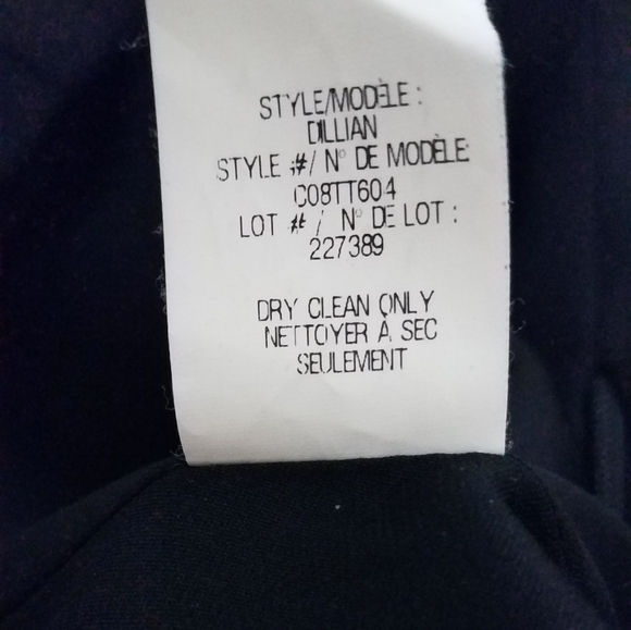 Theyskens Theory Mini Black Dress Size 0/34 - Picture 9 of 9